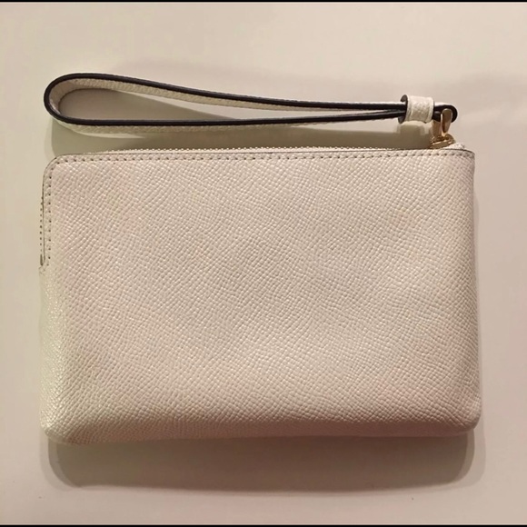 Coach Wristlet-New-Chalk Off White Color - Picture 2 of 4